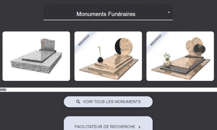 Configurateur Monuments Funéraires ENSALES FUNERAIRE