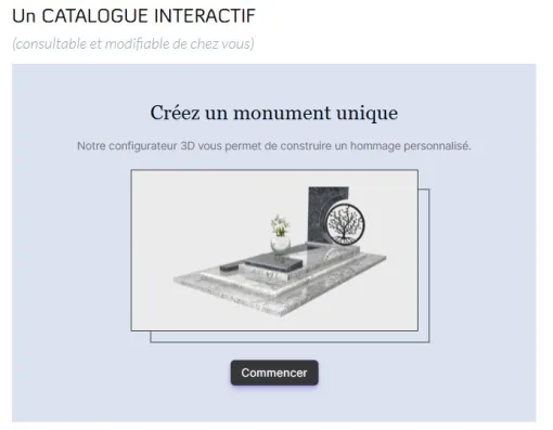 catalogue interactif MONUMENTO